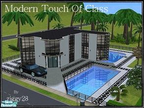 Sims 2 — Modern Touch Of Class by ziggy28 — A new house in the ever classic black and white. If you like black and white,