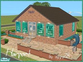 Sims 2 — Hairport by ziggy28 — A chic and stylish hair salon for your sims to visit, or for them to run as their own