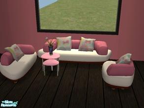 Sims 2 — Flower Sofas - pink by dunkicka — Enjoy!