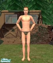 Sims 2 — Camo Jock Strap by Dialgan — I made this recolour to the original made by Unicofan of MTS2 for the sims that