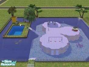 Sims 2 — Aquatica by littlelamb — Up market living for your sea folk. This house has just about everything including, 2