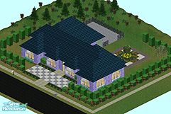Sims 1 — Affordable Dreams: Bachelor Pad by stephanie_b. — This house is definitely right for your bacherlor (or