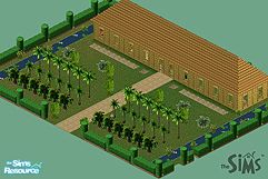 Sims 1 — Tiki starter home by HanneMark — This house is very affordable for the sim just starting out. It is meant for a