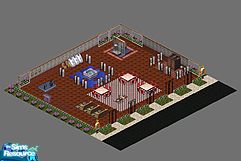 Sims 1 — Le Club by HanneMark — It is a perfect spot for a sim just starting out. An old warehouse furbished in style to