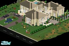 Sims 1 — Maxis Collection: Estate Design by stephanie_b. — This massive spread is perfect for your celebrity Sim whose
