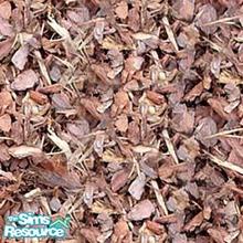 Sims 2 — Mulch by Simaddict99 — chunky bark mulch for your Sim's yard. continues pattern, tiles seamlessly