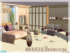 Sims 2 — Breeze Bedroom by kibanahnah — new mesh set.Enjoy!