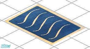 Sims 1 — Wave-Esque Rug by vilentJ — This is the best carpet to lay around on, and dream of the ocean or any far away
