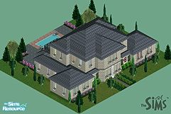 Sims 1 — The Hamilton by Degera — The Hamilton was originally built by a man who loved to party. He had guest suites