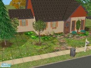 Sims 2 — Lot of Potential by katalina — Pretty cottage type starter home with lots of potential for expanding. Large