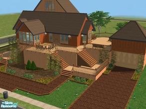 Sims 2 — Turtle Creek Pines by kinder10000 — Back to nature is the theme for this 3 bed, 2 bath home built with all