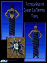 Sims 2 — Tastefully Gruesome Cobalt Blue Tarantul by simmusmaximus — I went with something spooky, halloweenish but still