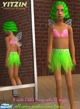 Sims 2 — Cute fairy by oldmember_Yitzin — Halloween costumes aren't always scary, and here's a proof of it. This cute