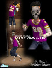 Sims 2 — Thriftstore Halloween: Mummy Vikings Fan by BlindHatred — There are two things a person can be certain to find
