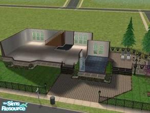Sims 2 — Morning Glory by kinder10000 — Clean cut, european style home.Home features 1 loft bedroom upstairs, 1 bath.A