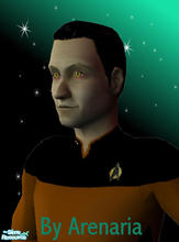Sims 2 — Data by arenaria — Commander Data of the Starship Enterprise