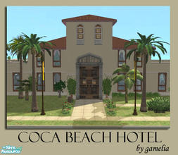 Sims 2 — Coca Beach Hotel by gamelia — 