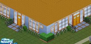 Sims 1 — Alexia Build Set by Raveena — Includes: Column, Doors(2), Windows(5)