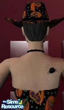 Sims 2 — Spider Tattoo and Polish by Carrigon — Pale Light Skintone, teen, adult, elderly females all have a spider