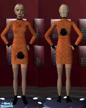 Sims 2 — Halloween Spider Skirt by Carrigon — This is version 2 of my Halloween Spider skirt. I made better fishnet