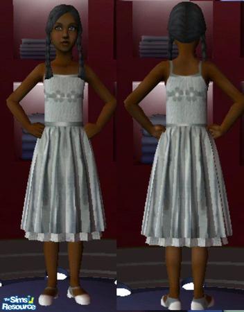 Sims 2 — Green Shimmer Party Dress by clcny20 — I think this is my favorite creation so far, enjoy! =)