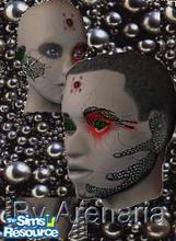 Sims 2 — Cyborg Mask 2 by TSR Archive — This is my 2nd set of cyborg face mask. Skin and Headgear is a seperate download.