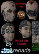 Sims 2 — Cyborg Head Gear by TSR Archive — 2nd in a series of borg "stuff". This is headgear, to go with the