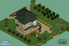 Sims 1 — **TSR Competition House by nanatoana — Some would call it lavish, others would call it quaint. I call it my