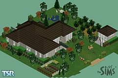 Sims 1 — **Robin's Cottage Charm by Vanilla Sim — 