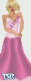 Sims 1 — Pink Prom Queen by Lola — Pink Prom dress, garenteed to make your Sim Prom Queen. Head Not Included. All Tones