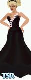 Sims 1 — Black Prom Queen by Lola — Black Prom Dress. Head Not Included. All Tones