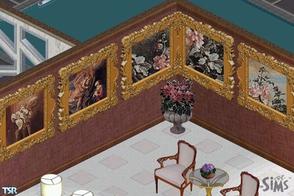 Sims 1 — HD Matching Paintings by Lorah — Includes: Paintings (5)