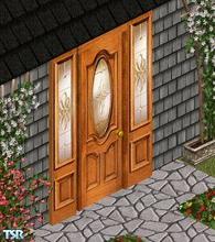 Sims 1 — Glass Oval Door and Window Set 2 by victoriamayorofthetown — Includes: Doors and Windows