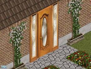 Sims 1 — Glass Oval Door and Window Set by victoriamayorofthetown — Includes: Door and Window