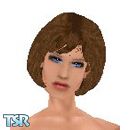 Sims 1 — Myra by AgentSaint — A retro bob, lots of black eyeshadow and piercing blue eyes to complete the look. Light
