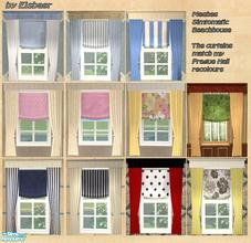 Sims 2 — Prague Curtains by Eisbaerbonzo — I created several Simtomatic Beachhouse curtains to match my Reflexsims Prague