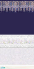Sims 2 — Purple Passion by katalina —  Intricate lacy top border and delicate chair rail border in pastel lilac colors