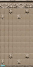 Sims 2 — Ceramic Tile And Shells, Brown by katalina — Vintage tile.