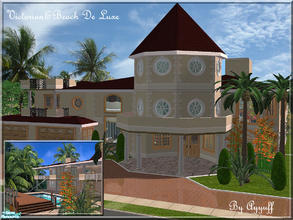 Sims 2 — Victorian & Beach De Luxe **Unfurnished** by ayyuff — I created a new house for your lucky sims :) I hope