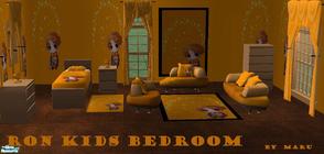 Sims 2 — RON WEASLEY KIDS BEDROOM by Bury me deep inside your heart — Ron Weasley from Harry Potter.(Chibi version).