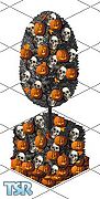 Sims 1 — Halloween Egg Topiary by Bayou_Babe — This egg topiary has been decorated to decorate the outside of your yard