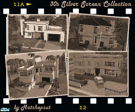 Sims 2 — 30s Silver Screen Collection by hatshepsut — A set of 1930s houses in the Art Moderne style fit for movie stars!