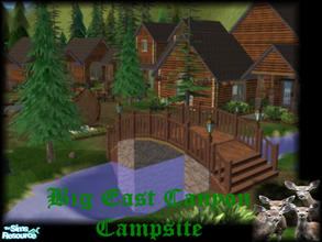 Sims 2 — Big East Canyon Campsite by shellybell55 — A beautiful campsite, ready for your sims adventures. Features a