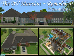 Sims 2 — MM\'s BV Mansion - Remodeled! (Furnished) by moonlitmaiden — I couldn\'t stand that insipid