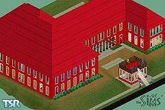 Sims 1 — Trendy Red by oldmember_cobblerjon —  The Trendys own many houses, and this is Mr. Trendy's favorite. It's