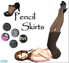 Sims 2 — Pencil Skirts by Sophel21 — chic and classy pencil skirt - comes in 6 designs. Perfect single part to mix and