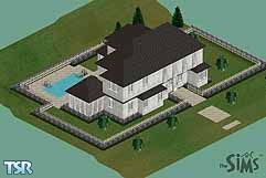 Sims 1 — Willowvale by JMG — This is a dream home for any sim. It has a spacious kitchen with a sun room, a large living