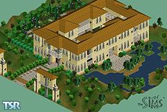 Sims 1 — Ilonia by stephanie_b. — Now your Greek and Roman Sims can experience the land of Ilonia. The palace has a sense