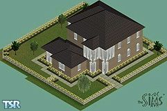 Sims 1 — Brownstone Home by JMG — This is a lovely Brownstone home for those sims who looking to move up in style. 2