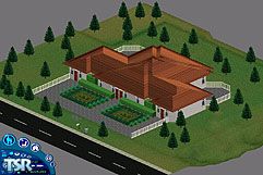 Sims 1 — Z.A.V's Big Castle by Sheera — In this big castle can live 2 ppl , it contains only one floor .. On this floor